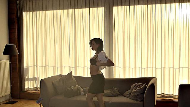 Anal loving maid passionately bounces on BBC