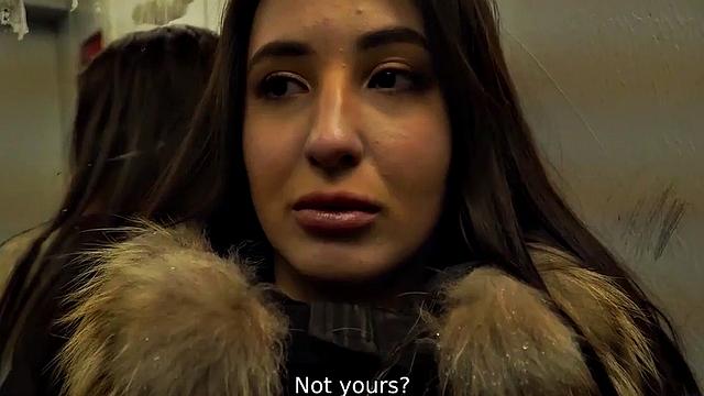 DEBT4k. Babe needs to have sex with stranger because of all debts