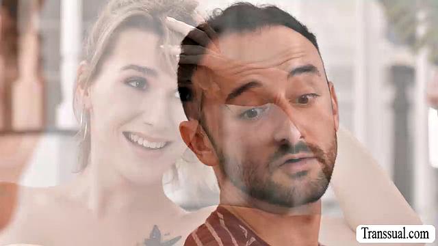 Hooking up with gorgeous TS and fucking her ass