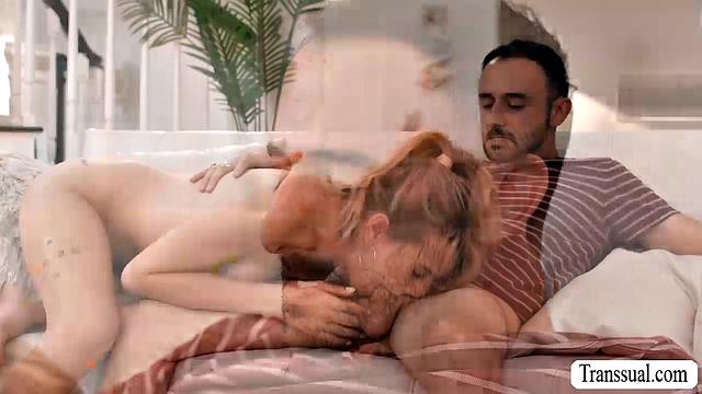 Hooking up with gorgeous TS and fucking her ass