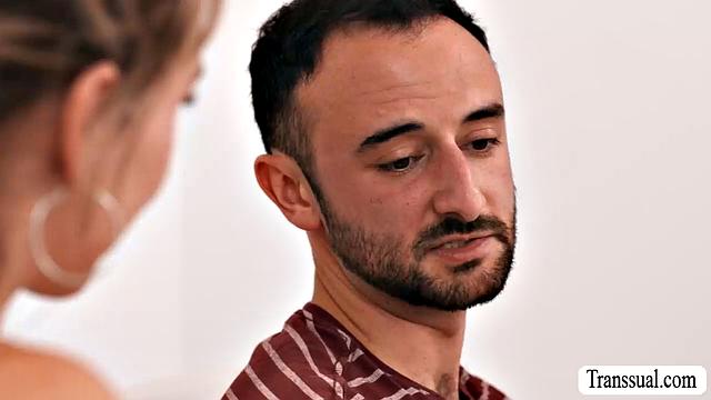 Hooking up with gorgeous TS and fucking her ass