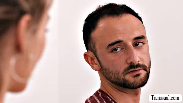 Hooking up with gorgeous TS and fucking her ass