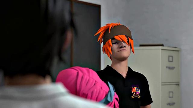 HENTAI SEX SCHOOL - Horny Stacked MILF Gets Fucked Doggystyle In Front Of The Class