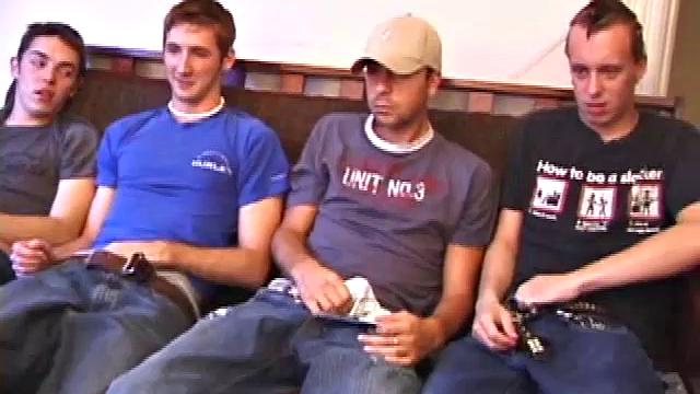 Cum Facial Surprise at Circle Jerk