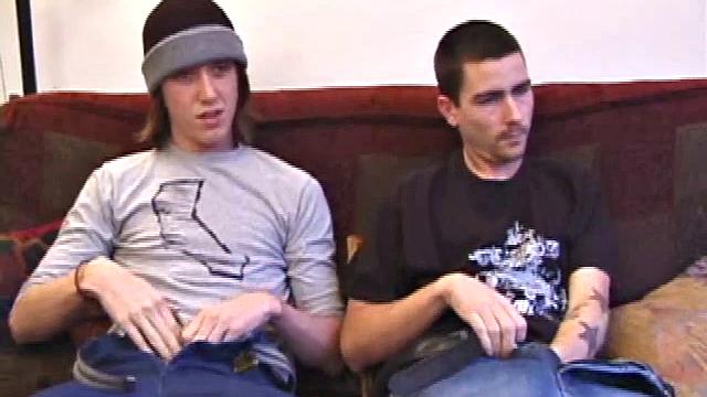 Daniel is back, and he's with Marshall, who enjoys sucking off straight boys. When Daniel pulls out his semi hard cock, Marshall checks it out.