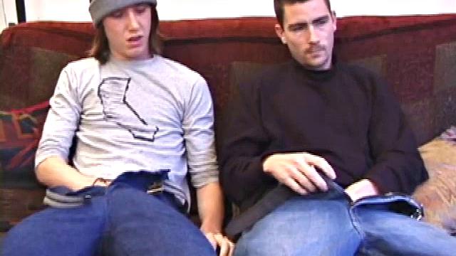 Daniel is back, and he's with Marshall, who enjoys sucking off straight boys. When Daniel pulls out his semi hard cock, Marshall checks it out.