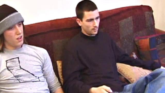 Daniel is back, and he's with Marshall, who enjoys sucking off straight boys. When Daniel pulls out his semi hard cock, Marshall checks it out.