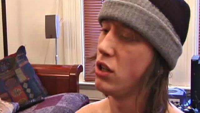 Daniel is back, and he's with Marshall, who enjoys sucking off straight boys. When Daniel pulls out his semi hard cock, Marshall checks it out.