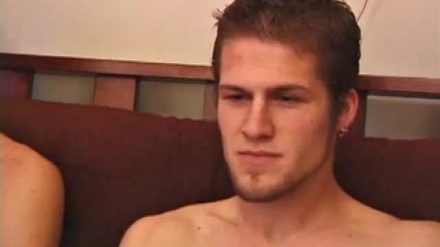 After critiquing the girls in a porn video for awhile, skater boys Roar and Alex find their hands in their pants as they get into what they're watching.