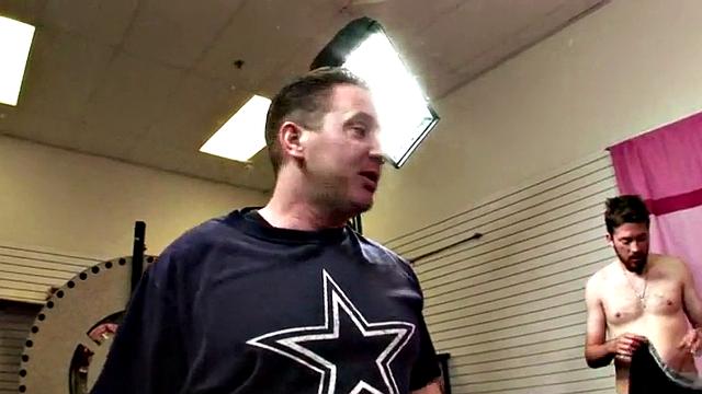 Cum whore Lexi Diamond taking on two guys for a facial