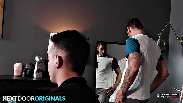 NextDoorStudios - Wingman Offers Up His Ass & Mouth To Hunk Roommie