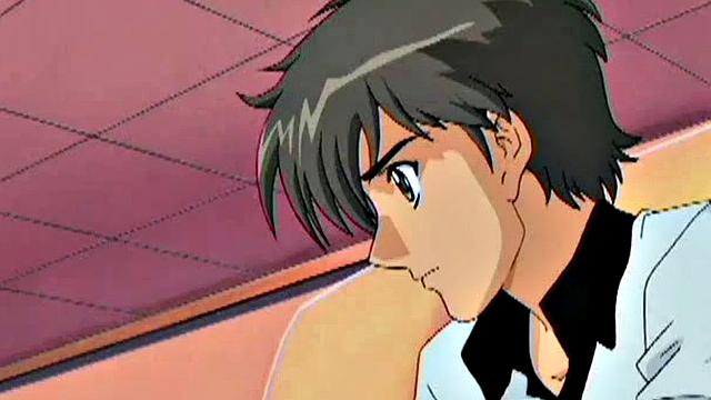 Filthy anime teen babes in MFF threesome