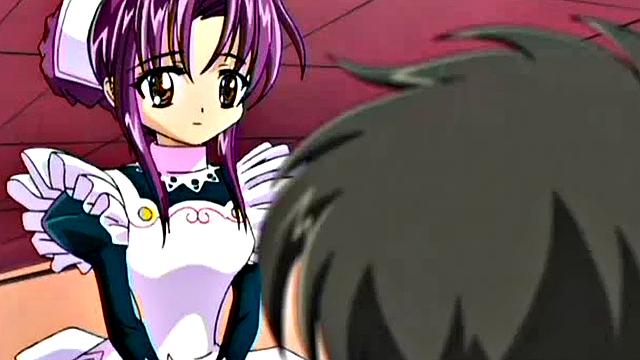 Filthy anime teen babes in MFF threesome