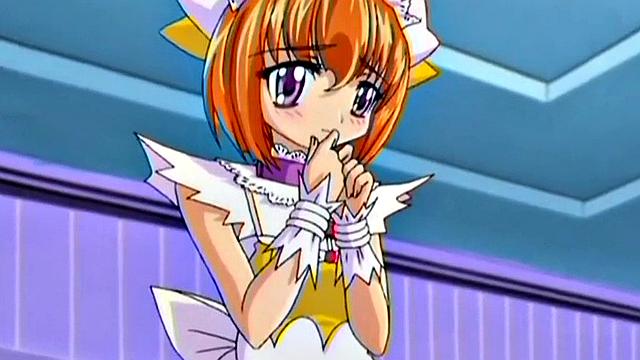 Filthy anime teen babes in MFF threesome