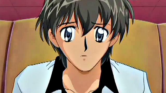 Filthy anime teen babes in MFF threesome