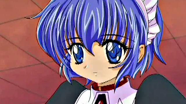 Filthy anime teen babes in MFF threesome