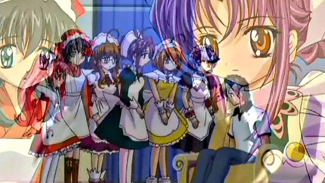 Filthy anime teen babes in MFF threesome