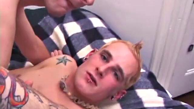 After young Jamie and Torque hook up, it's not long before they are stripping naked and sucking on each other's cock. Following a long oral exchange, Jamie slides in and fucks Torque.
