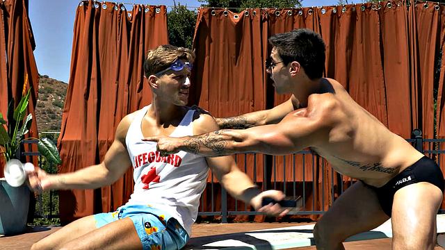 NextDoorStudios - Hairy Lifeguard Thanked By Being Fucked