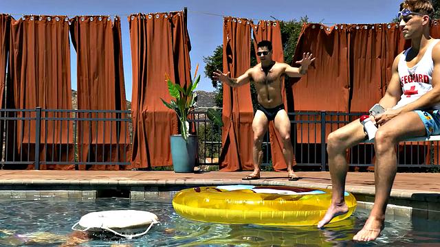 NextDoorStudios - Hairy Lifeguard Thanked By Being Fucked