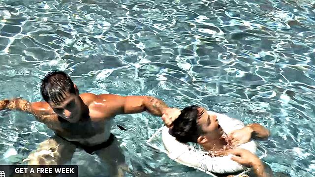 NextDoorStudios - Hairy Lifeguard Thanked By Being Fucked