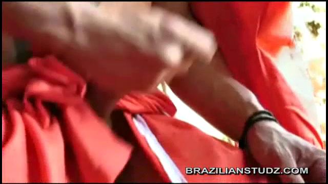 Bruno Bordas, Carlos Sanchez, and Armando Campos don't get much work done before deciding to take a break. One-by-one they whip out their big cocks.