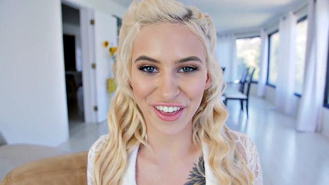 Petite Blonde Fingering Pussy In Solo Masturbation Scene