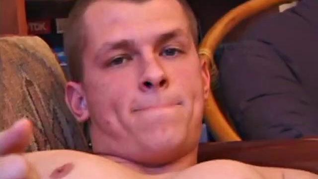Jason strokes his cock and shows off for the camera