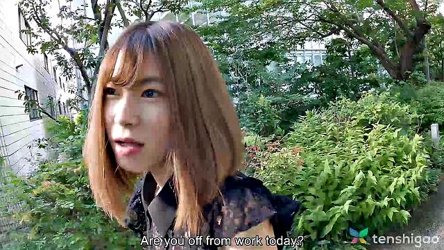 Hostess from high end Tokyo club, Miss Nono Sakurai gets naked