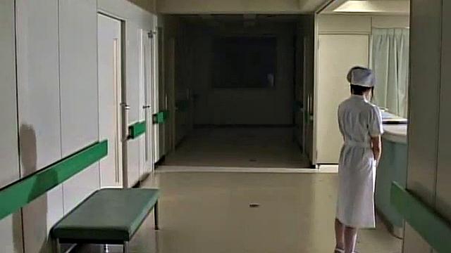 Naughty nurse masturbates on clinic duty