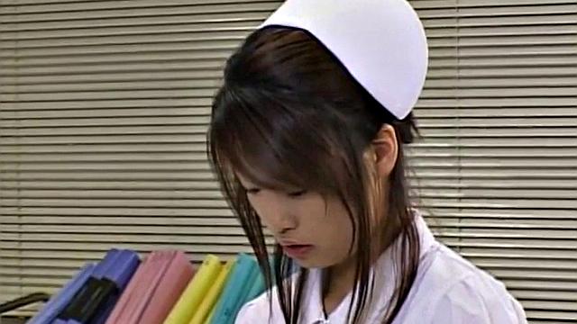 Naughty nurse masturbates on clinic duty