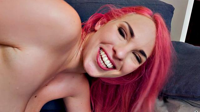 Creampied babe smashed in wet pussy by fucker