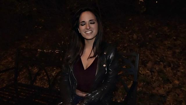 Spanish babe creampied by a stranger