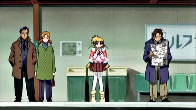 Блондинка из аниме получает жёстко в фантазийной сцене