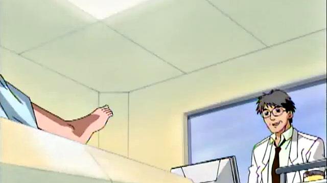 Блондинка из аниме получает жёстко в фантазийной сцене