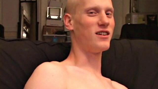 Newbie amateur Kaos delivers a great stroke show with his long slender hands. This young man takes his time jacking off with determination, ending with a perfect cum shot for the camera.