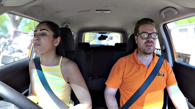 A bald pussy take a huge cock in doggy-style and reverse cowgirl with glasses on!