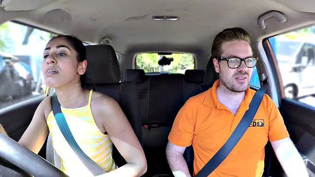 A bald pussy take a huge cock in doggy-style and reverse cowgirl with glasses on!