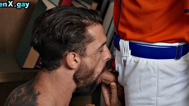 Ass fucked guy smashed by thick dick in tight asshole