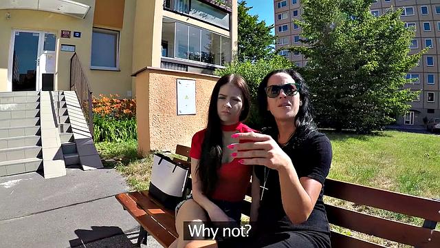 Naughty GF gets railed by a huge cock in the backseat of a car