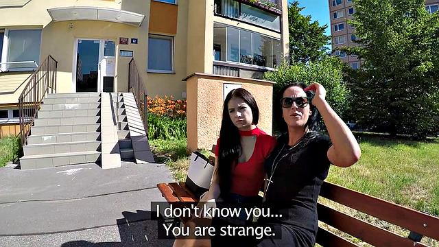 Naughty GF gets railed by a huge cock in the backseat of a car