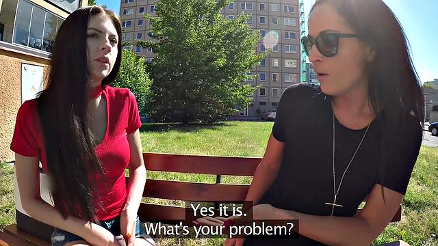 Naughty GF gets railed by a huge cock in the backseat of a car