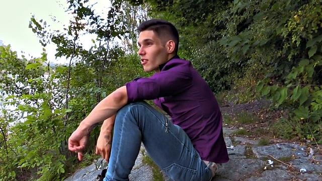 Inked Euro stud picked up and POV fucked for money