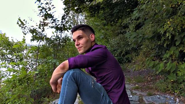 Inked Euro stud picked up and POV fucked for money