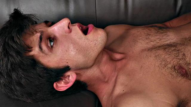 Hairy stud sucks BF's sturdy dick after bareback anal