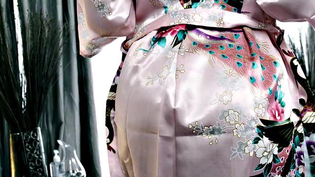 Oiled babe with hairy pussy sucks and rides BF's cock