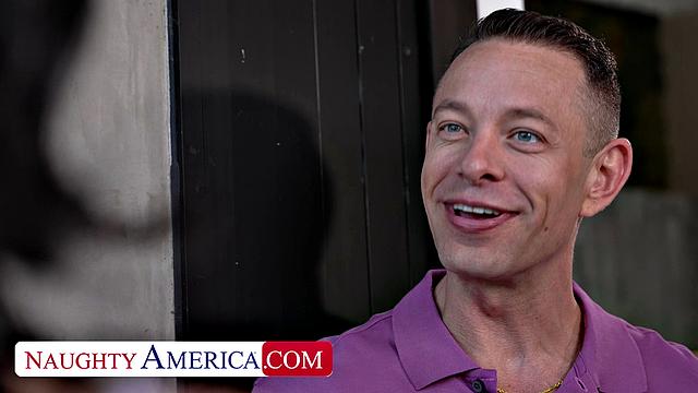 Posh and neighbor's daughter Gal Ritchie gets fucked by a big cock