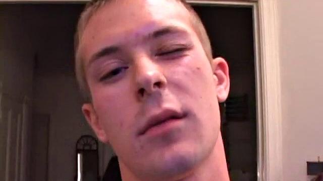 First thing to do is get naked, second thing to do is work up a boner and stroke out a load. Totally focused on the camera, Tommy Nolan is verbal as he does a little self-sucking, and then pumps a huge nut onto his face.