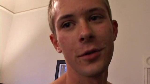 First thing to do is get naked, second thing to do is work up a boner and stroke out a load. Totally focused on the camera, Tommy Nolan is verbal as he does a little self-sucking, and then pumps a huge nut onto his face.