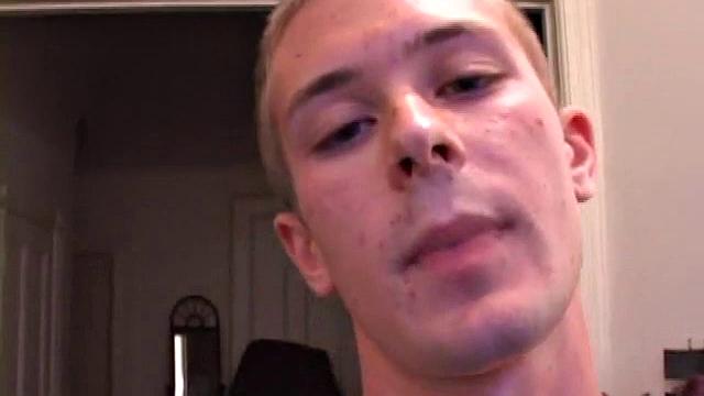 First thing to do is get naked, second thing to do is work up a boner and stroke out a load. Totally focused on the camera, Tommy Nolan is verbal as he does a little self-sucking, and then pumps a huge nut onto his face.